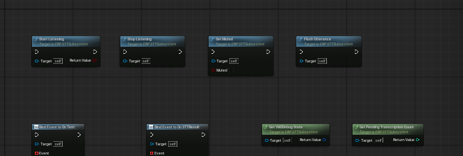 Elys Listen Blueprint API overview