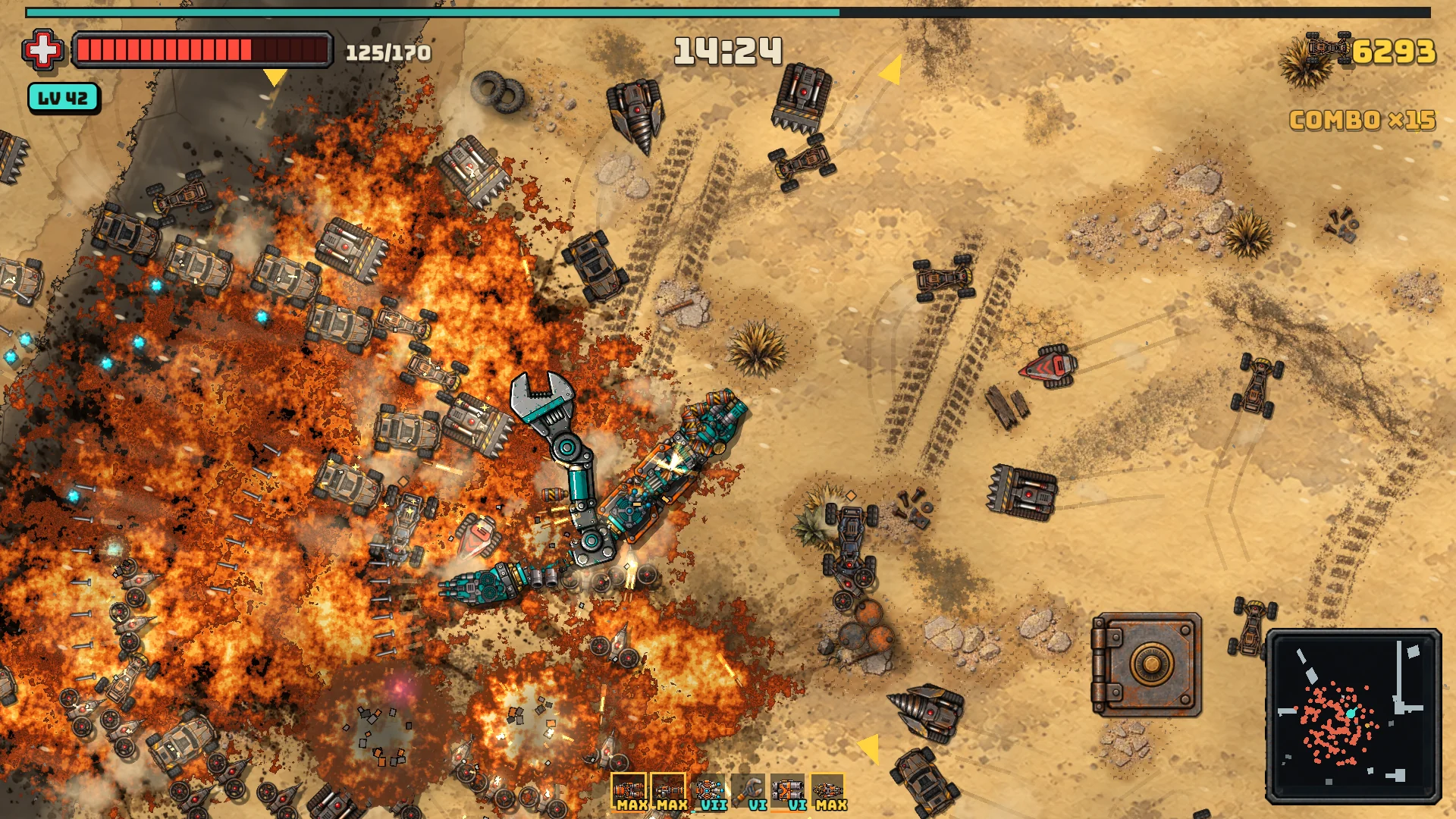 A snake in the Napalm fire